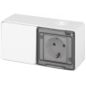 Блок розетка с выключателем ЭРА ЭКСПЕРТ 11-7501-01 IP55 16А (10AX)-250В ОУ белый B0063288 Блок розетка с выключателем ЭРА ЭКСПЕРТ 11-7501-01 IP55 16А (10AX)-250В ОУ белый B0063288