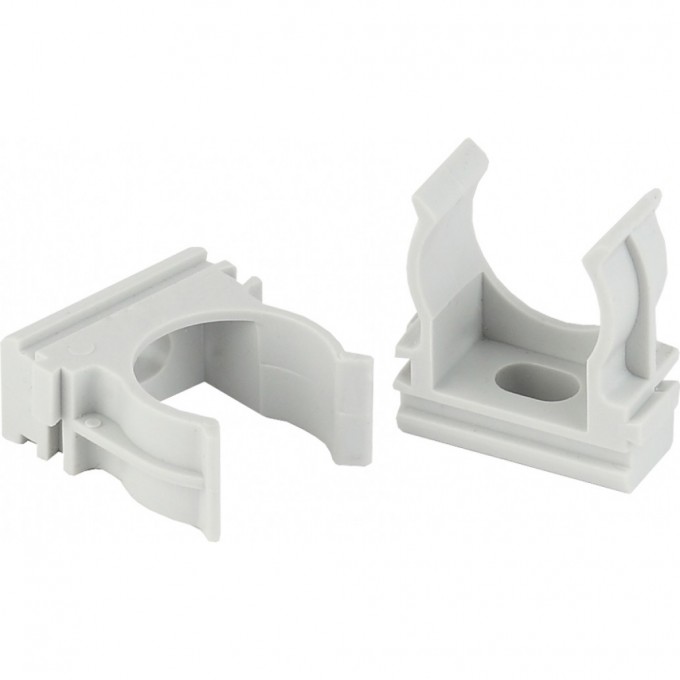 Держатель для труб (клипса) ЭРА d25 мм серый B0020124 Держатель для труб (клипса) ЭРА d25 мм серый B0020124