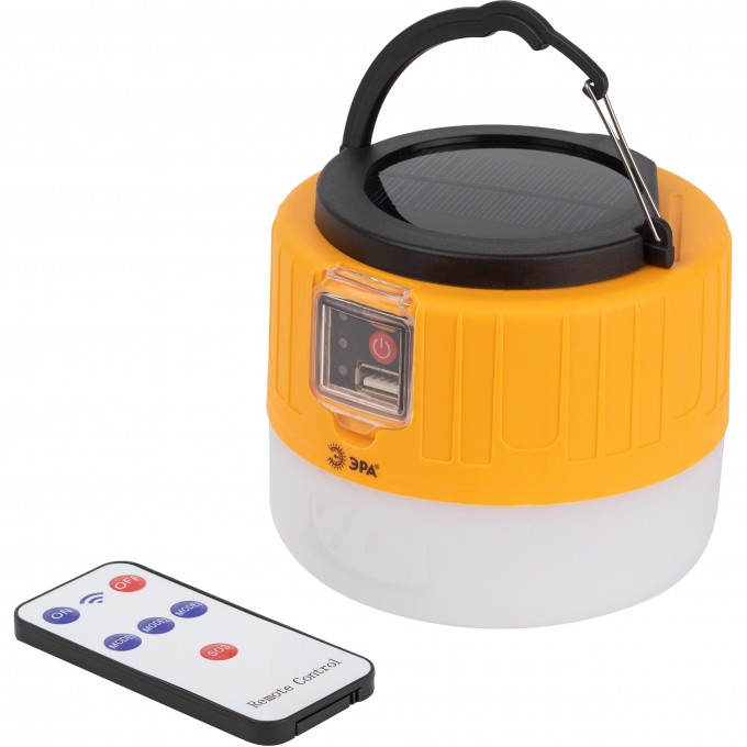 Фонарь кемпинговый светодиодный ЭРА KA-601 "ПЕГАС" аккумуляторный, на солнечной батарее + дистанционный пульт B0054043 Фонарь кемпинговый светодиодный ЭРА KA-601 "ПЕГАС" аккумуляторный, на солнечной батарее + дистанционный пульт B0054043