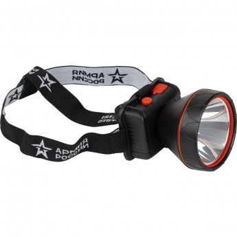 Фонарь налобный светодиодный ЭРА АРМИЯ РОССИИ ВЕКТОР GA-803 аккумуляторный 3 режима Фонарь налобный светодиодный ЭРА АРМИЯ РОССИИ ВЕКТОР GA-803 аккумуляторный 3 режима