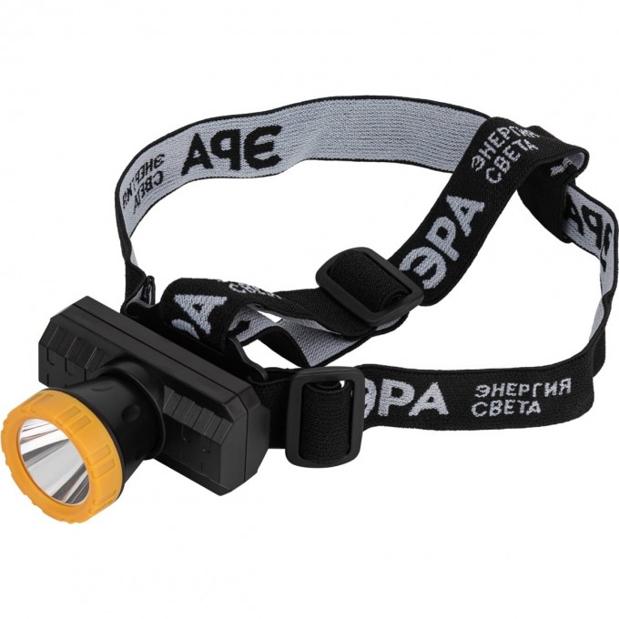 Фонарь светодиодный аккумуляторный ЭРА Б0055349GA-802 3Вт 2режима Li-Ion 1500мАч IP40 налобный желтый-черный B0055349 Фонарь светодиодный аккумуляторный ЭРА Б0055349GA-802 3Вт 2режима Li-Ion 1500мАч IP40 налобный желтый-черный B0055349