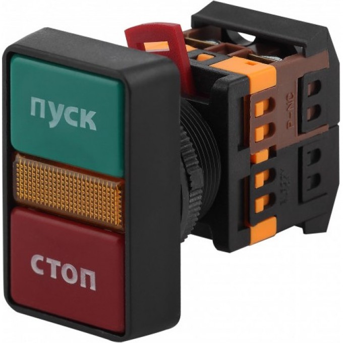 Кнопка ЭРА PPBB-30N ПУСК-СТОП D30мм неон/240В 1з+1р BBD21-PPBB-K51E Б0045627 B0045627 Кнопка ЭРА PPBB-30N ПУСК-СТОП D30мм неон/240В 1з+1р BBD21-PPBB-K51E Б0045627 B0045627