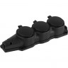 Колодка ЭРА Б0068453 KX-3e-B-IP44 каучуковая с заземлением 3 розетки 16A IP44 черный B0068453 Колодка ЭРА Б0068453 KX-3e-B-IP44 каучуковая с заземлением 3 розетки 16A IP44 черный B0068453