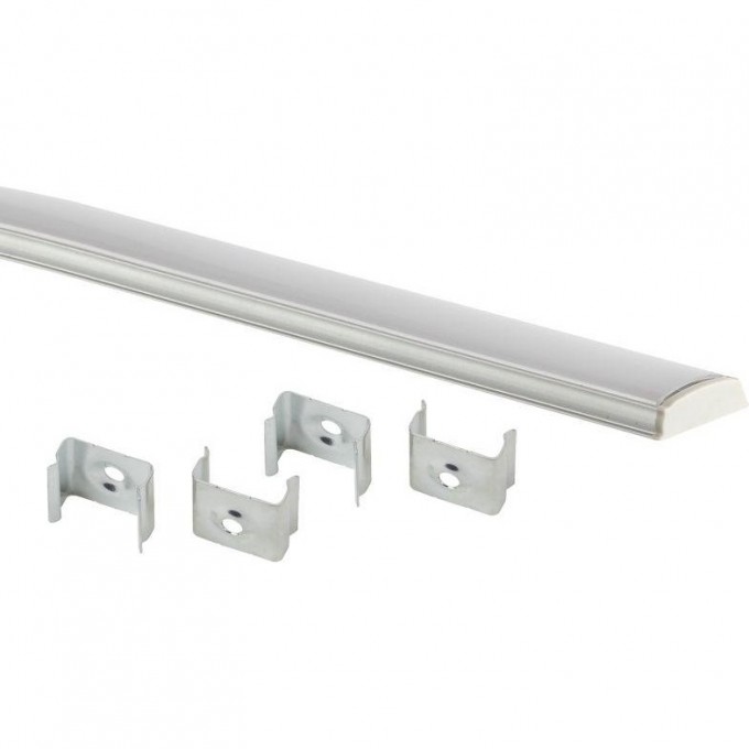 Комплект с гибким накладным анодированным профилем ЭРА Б0041245 CAB291 15х6.5мм 2м 1506G B0041245 Комплект с гибким накладным анодированным профилем ЭРА Б0041245 CAB291 15х6.5мм 2м 1506G B0041245