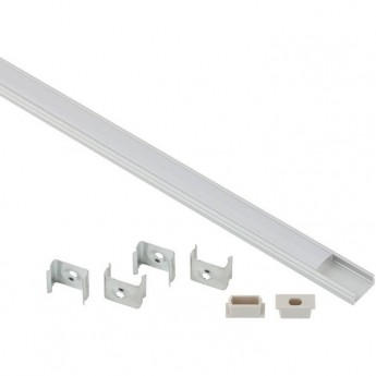 Комплект с накладным анодированным профилем ЭРА Б0039463 CAB262 16х6мм 2м 1506 Комплект с накладным анодированным профилем ЭРА Б0039463 CAB262 16х6мм 2м 1506