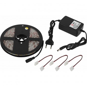 Комплект светодиодной ленты ЭРА Б0043069 5050kit-14.4-60-12-IP65-2700 теплый белый 12В 5м Комплект светодиодной ленты ЭРА Б0043069 5050kit-14.4-60-12-IP65-2700 теплый белый 12В 5м