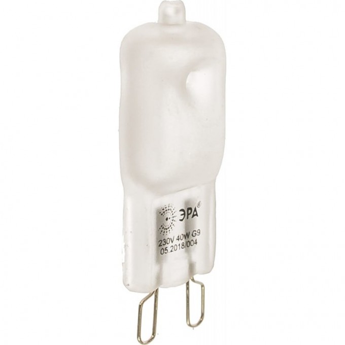 Лампочка галогенная ЭРА G9-JCD-40-230V-FR G9 40Вт капсула матовая теплый белый свет C0027368 Лампочка галогенная ЭРА G9-JCD-40-230V-FR G9 40Вт капсула матовая теплый белый свет C0027368