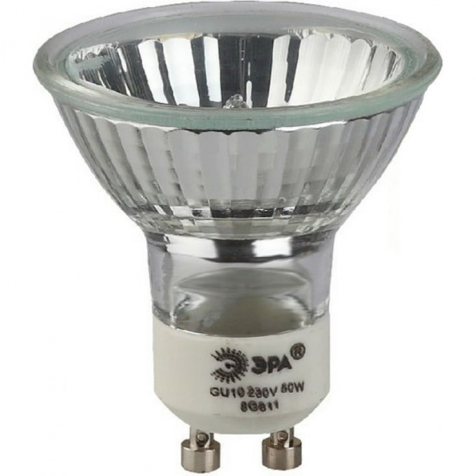 Лампочка галогенная ЭРА GU10-JCDR MR16-50W-230V GU10 50Вт софит теплый белый свет C0027386 Лампочка галогенная ЭРА GU10-JCDR MR16-50W-230V GU10 50Вт софит теплый белый свет C0027386