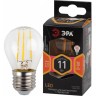 Лампочка светодиодная ЭРА F-LED P45-11W-827-E27 Е27 / Е27 11Вт филамент шар теплый белый свет B0047013 Лампочка светодиодная ЭРА F-LED P45-11W-827-E27 Е27 / Е27 11Вт филамент шар теплый белый свет B0047013