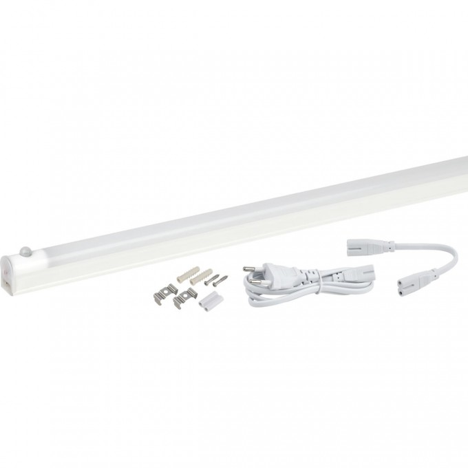 Линейный светодиодный светильник ЭРА LLED-02-08W-4000-MS-W 8Вт 4000K L572мм с датчиком движения B0019784 Линейный светодиодный светильник ЭРА LLED-02-08W-4000-MS-W 8Вт 4000K L572мм с датчиком движения B0019784