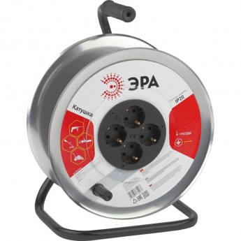 Металлическая катушка ЭРА K-M-4z с заземлением 4гн Б0033026 Металлическая катушка ЭРА K-M-4z с заземлением 4гн Б0033026