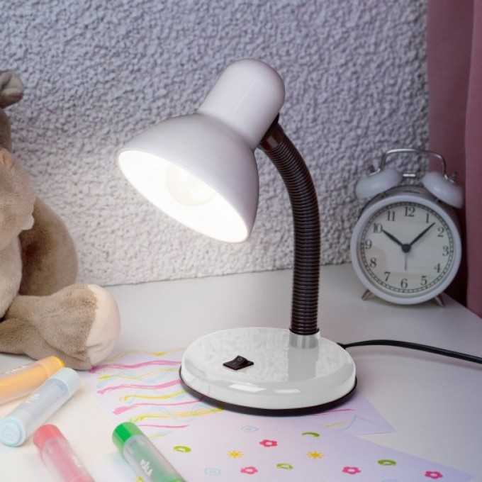 Настольный светильник ЭРА N-211-E27-40W-W белый B0035055 Настольный светильник ЭРА N-211-E27-40W-W белый B0035055