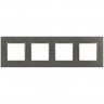 Рамка для розеток и выключателей ЭРА ELEGANCE Б0065829 14-5014-16 Classic на 4 поста титан B0065829 Рамка для розеток и выключателей ЭРА ELEGANCE Б0065829 14-5014-16 Classic на 4 поста титан B0065829