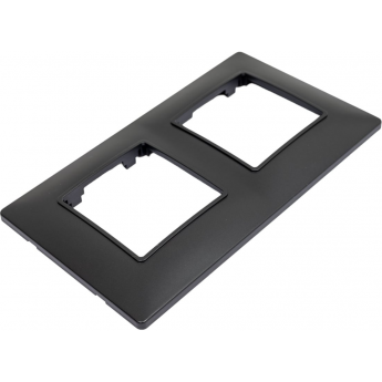 Рамка на 2 поста ЭРА ELEGANCE 14-5002-05 антрацит