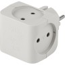 Разветвитель электрический ЭРА SP-4-W на 4 розетки без заземления 16А белый B0005103 Разветвитель электрический ЭРА SP-4-W на 4 розетки без заземления 16А белый B0005103