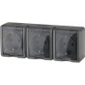 Розетка ЭРА 11-2406-03 3х2P+E IP54 шторки 16A-250В ОУ серый B0020723 Розетка ЭРА 11-2406-03 3х2P+E IP54 шторки 16A-250В ОУ серый B0020723