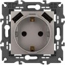 Розетка ЭРА ELEGANCE Б0065775 14-4109-16 2P+E 16A-250В штор. с 2xUSB 5В-3А титан B0065775