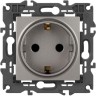 Розетка ЭРА ELEGANCE Б0065806 14-2102-16 2P+E Schuko со шторками 16А-250В титан B0065806 Розетка ЭРА ELEGANCE Б0065806 14-2102-16 2P+E Schuko со шторками 16А-250В титан B0065806