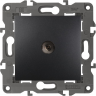 Розетка TV одиночная ЭРА ELEGANCE 14-3101-05 антрацит B0034294 Розетка TV одиночная ЭРА ELEGANCE 14-3101-05 антрацит B0034294