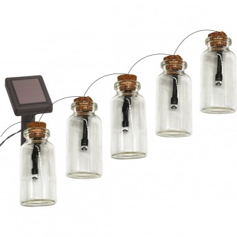 Садовая гирлянда ЭРА ERAGS08-05 10 подсвечиваемых светодиодами бутылочек Садовая гирлянда ЭРА ERAGS08-05 10 подсвечиваемых светодиодами бутылочек