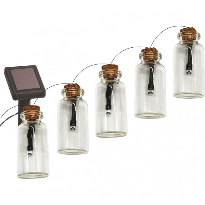 Садовая гирлянда ЭРА ERAGS08-05 10 подсвечиваемых светодиодами бутылочек B0038507 Садовая гирлянда ЭРА ERAGS08-05 10 подсвечиваемых светодиодами бутылочек B0038507