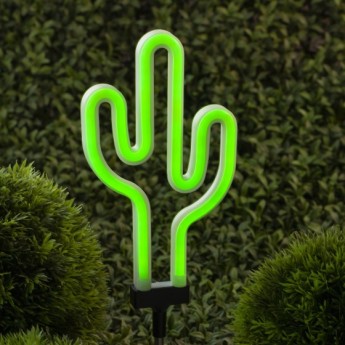 Садовый неоновый светильник ЭРА ERASF012-31 КАКТУС на солнечной батарее Садовый неоновый светильник ЭРА ERASF012-31 КАКТУС на солнечной батарее