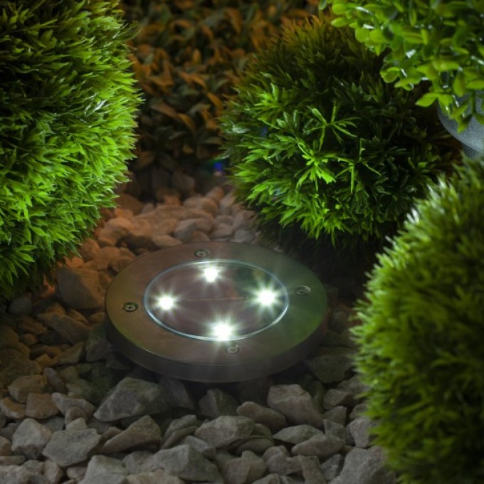 Садовый светильник ЭРА ERAST040-08 на солнечной батарее сталь пластик 13 см B0038502 Садовый светильник ЭРА ERAST040-08 на солнечной батарее сталь пластик 13 см B0038502