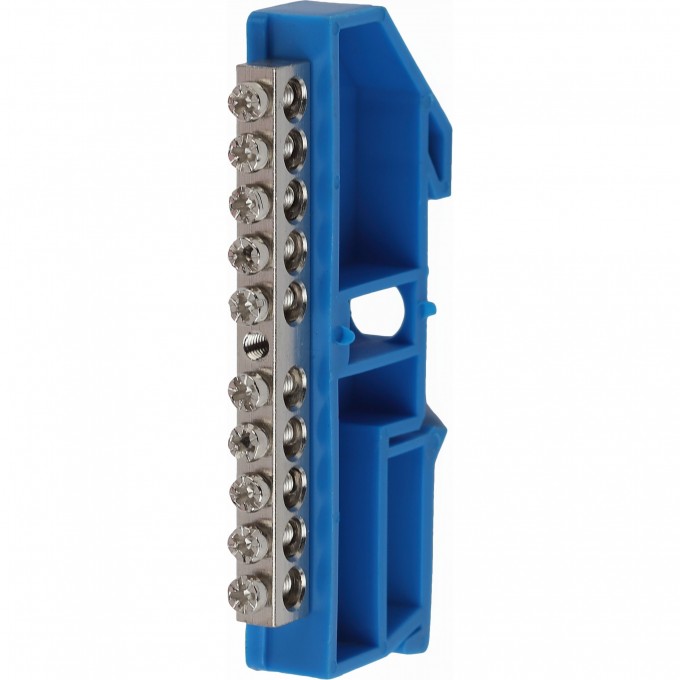 Шина ЭРА N "ноль" на DIN-изоляторе ШНИ-6х9-10 никелированная Д B0044135 Шина ЭРА N "ноль" на DIN-изоляторе ШНИ-6х9-10 никелированная Д B0044135