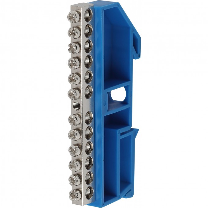 Шина ЭРА N "ноль" на DIN-изоляторе ШНИ-6х9-12 никелированная Д B0044136 Шина ЭРА N "ноль" на DIN-изоляторе ШНИ-6х9-12 никелированная Д B0044136