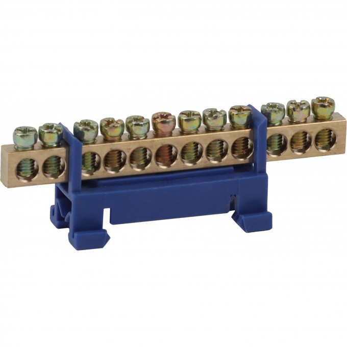 Шина ЭРА N "ноль" в изоляторе типа стойка ШНИ 6х9-12-Д B0044126 Шина ЭРА N "ноль" в изоляторе типа стойка ШНИ 6х9-12-Д B0044126