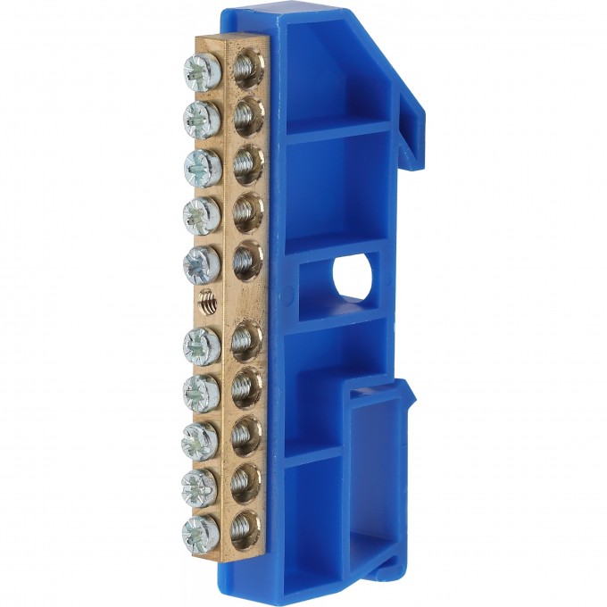 Шина N "НОЛЬ" на DIN-изол. ЭРА ШНИ-6х9-10-Д NO-222-46 син. Б0033427 B0033427 Шина N "НОЛЬ" на DIN-изол. ЭРА ШНИ-6х9-10-Д NO-222-46 син. Б0033427 B0033427