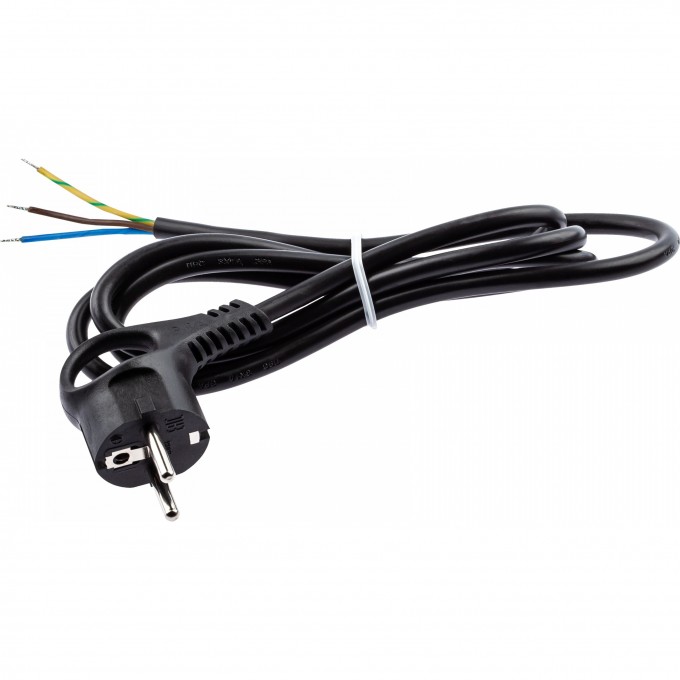 Шнур сетевой с вилкой ЭРА U-3x1,5-1,5m-B с заземлением 1,5м ПВС 3x1,5мм2 черный B0048705 Шнур сетевой с вилкой ЭРА U-3x1,5-1,5m-B с заземлением 1,5м ПВС 3x1,5мм2 черный B0048705