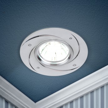 Светильник ЭРА KL43 WH/1 литой алюминевый MR16 12V/220V 50W белый Светильник ЭРА KL43 WH/1 литой алюминевый MR16 12V/220V 50W белый