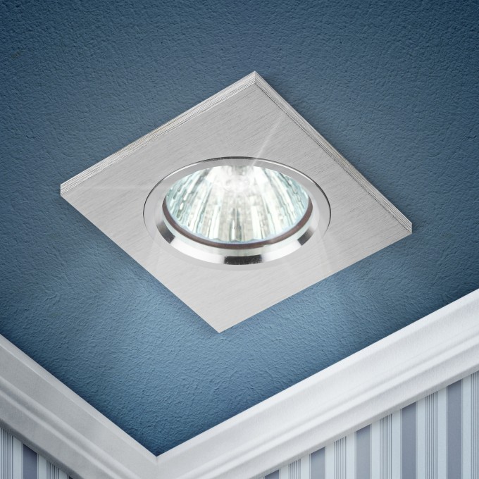 Светильник ЭРА KL57 SL литой алюминевый MR16 12V/220V 50W серебро B0017254 Светильник ЭРА KL57 SL литой алюминевый MR16 12V/220V 50W серебро B0017254