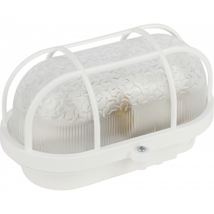 Светильник ЭРА НБП 01-60-002 с решеткой Евро пластик/стекло IP53 E27 max 60Вт 184х115х90 овал белый B0052015 Светильник ЭРА НБП 01-60-002 с решеткой Евро пластик/стекло IP53 E27 max 60Вт 184х115х90 овал белый B0052015