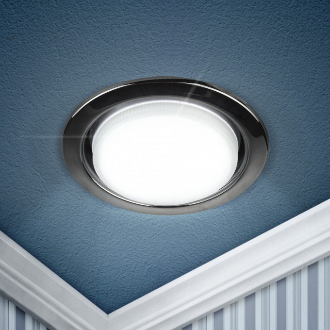 Светильник ЭРА под лампу GX53 220V 13W черный металл B0048945 Светильник ЭРА под лампу GX53 220V 13W черный металл B0048945