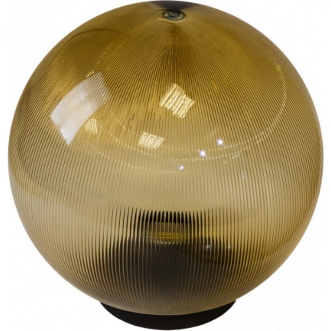 Светильник садово-парковый ЭРА НТУ 02-60-253 шар золотистый призма D250мм Е27 B0048062 Светильник садово-парковый ЭРА НТУ 02-60-253 шар золотистый призма D250мм Е27 B0048062