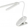 Светильник светодиодный ЭРА Б0057207 NLED-512-6W-W настольный аккумуляторный на прищепке белый B0057207 Светильник светодиодный ЭРА Б0057207 NLED-512-6W-W настольный аккумуляторный на прищепке белый B0057207