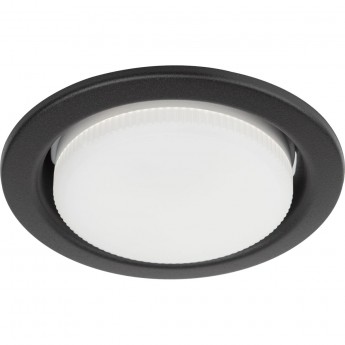 Светильник точечный ЭРА Б0055813 KL35 SBK GX53 встраиваемый черный матовый Светильник точечный ЭРА Б0055813 KL35 SBK GX53 встраиваемый черный матовый