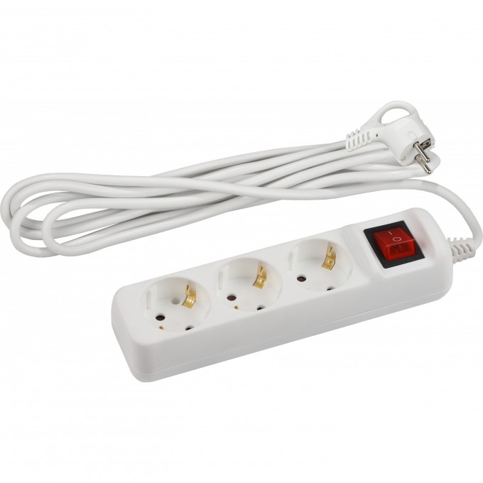 Удлинитель электрический ЭРА U-3es-5m-3x1,5 с заземлением с выключателем 3 розетки 5м ПВС 3x1,5мм2 16А B0044041 Удлинитель электрический ЭРА U-3es-5m-3x1,5 с заземлением с выключателем 3 розетки 5м ПВС 3x1,5мм2 16А B0044041