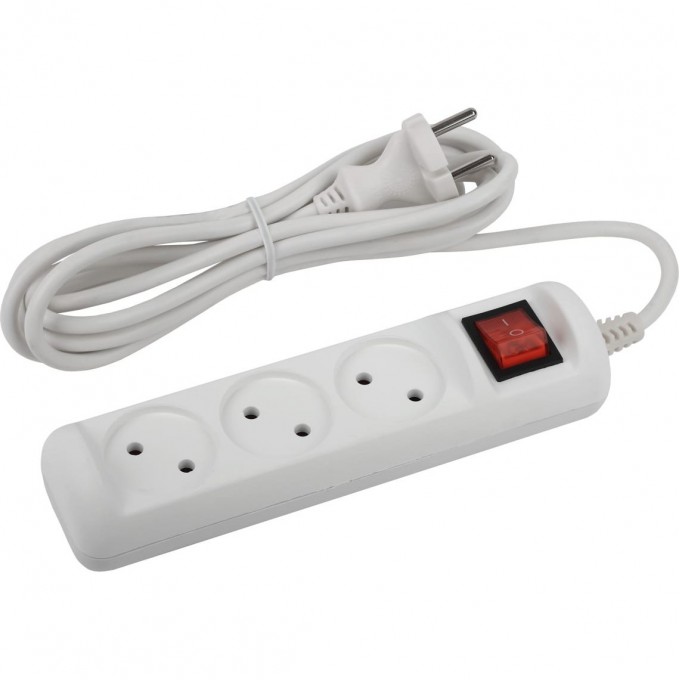 Удлинитель электрический ЭРА U-3s-1,5m-2x1 без заземления c выключателем 3 розетки 1,5м ПВС 2x1мм2 10А B0044049 Удлинитель электрический ЭРА U-3s-1,5m-2x1 без заземления c выключателем 3 розетки 1,5м ПВС 2x1мм2 10А B0044049