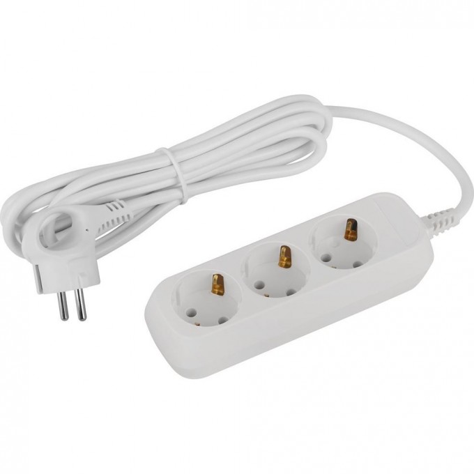 Удлинитель электрический ЭРА UDL-10-330-E Greenline 3 розетки с заземлением 3м ПВС 3х0.75кв.мм B0065037 Удлинитель электрический ЭРА UDL-10-330-E Greenline 3 розетки с заземлением 3м ПВС 3х0.75кв.мм B0065037