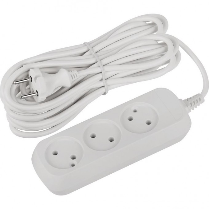 Удлинитель электрический ЭРА UDL-16-350-E Greenline 3 розетки с заземлением 5м ПВС 3х1кв.мм B0065045 Удлинитель электрический ЭРА UDL-16-350-E Greenline 3 розетки с заземлением 5м ПВС 3х1кв.мм B0065045