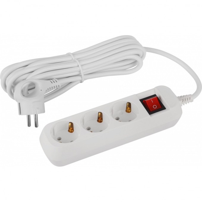 Удлинитель электрический ЭРА UDL-16-350-ES Greenline 3 розетки с заземлением с выключателем 5м ПВС 3х1кв.мм B0065066 Удлинитель электрический ЭРА UDL-16-350-ES Greenline 3 розетки с заземлением с выключателем 5м ПВС 3х1кв.мм B0065066