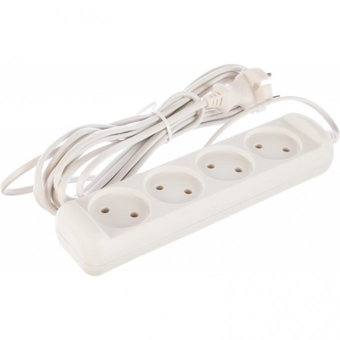 Удлинитель ЭРА 4х5м без заземления 6А IP20 UX-4-5m ШВВП 2х0.75 B0023151 Удлинитель ЭРА 4х5м без заземления 6А IP20 UX-4-5m ШВВП 2х0.75 B0023151