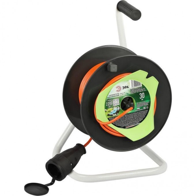 Удлинитель на катушке ЭРА Б0059770 1х30м без заземления RP-1-2x1-30m ПВС 2x1 B0059770 Удлинитель на катушке ЭРА Б0059770 1х30м без заземления RP-1-2x1-30m ПВС 2x1 B0059770