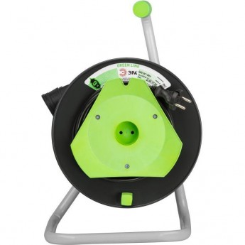 Удлинитель на пластиковой катушке ЭРА GREEN LINE Б0065109 1х40м без заземления GAZ-2x1-40m ПВС 2х1