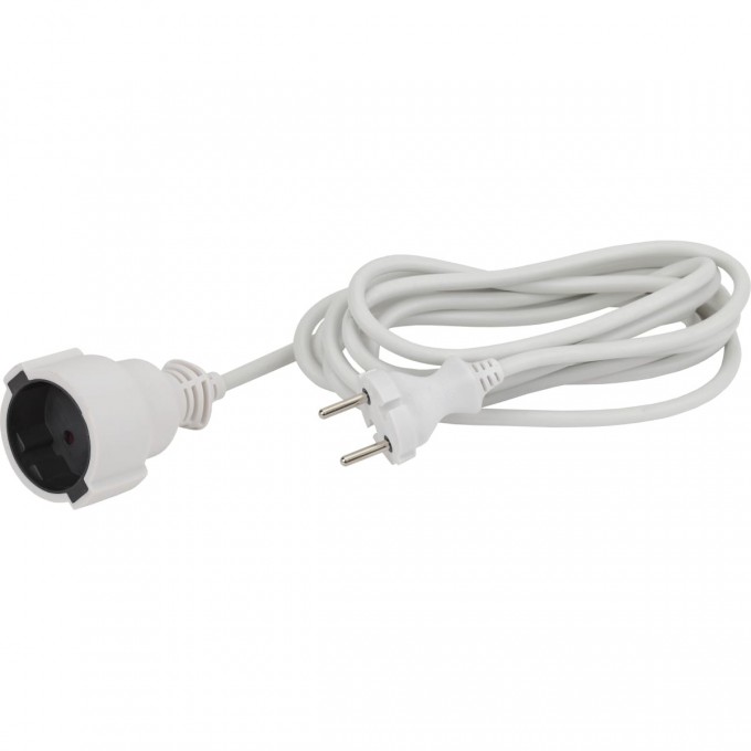 Удлинитель-шнур ЭРА Б0039820 1х5м без заземления 6А IP20 UX(6)-1-5m ПВС 2х0.75 B0039820 Удлинитель-шнур ЭРА Б0039820 1х5м без заземления 6А IP20 UX(6)-1-5m ПВС 2х0.75 B0039820