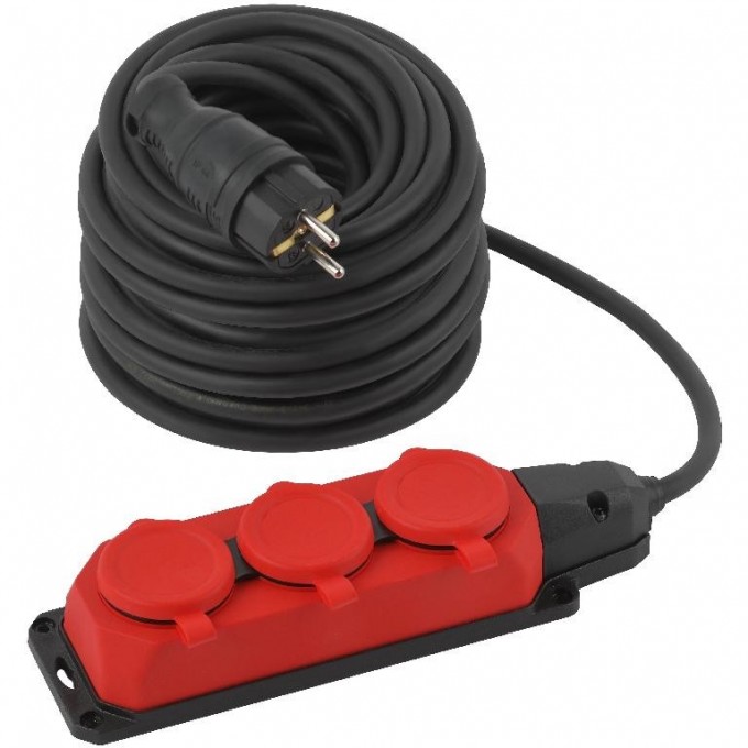 Удлинитель силовой ЭРА UK-3e-3x1.5-30m-IP44(KG) с заземлением 3 розетки каучук 30м КГ 3х1.5кв.мм IP44 Б0057582 B0057582 Удлинитель силовой ЭРА UK-3e-3x1.5-30m-IP44(KG) с заземлением 3 розетки каучук 30м КГ 3х1.5кв.мм IP44 Б0057582 B0057582