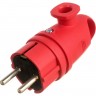Вилка ЭРА VX11-R-IP44 каучуковая c заземлением 16А IP44 с кольцом угловая красная B0055417 Вилка ЭРА VX11-R-IP44 каучуковая c заземлением 16А IP44 с кольцом угловая красная B0055417
